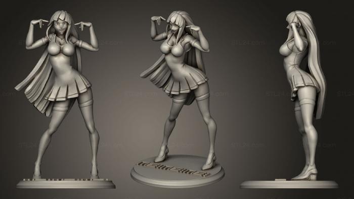 Figurines of girls (Mememe, STKGL_1150) 3D models for cnc